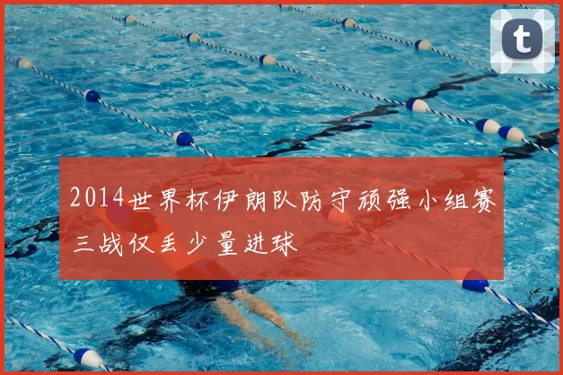 2014世界杯伊朗队防守顽强小组赛三战仅丢少量进球