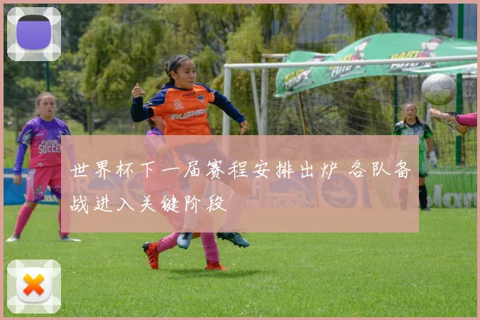 世界杯下一届赛程安排出炉 各队备战进入关键阶段